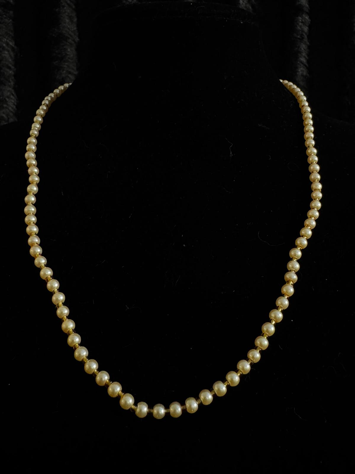 Tiny Pearl Necklace